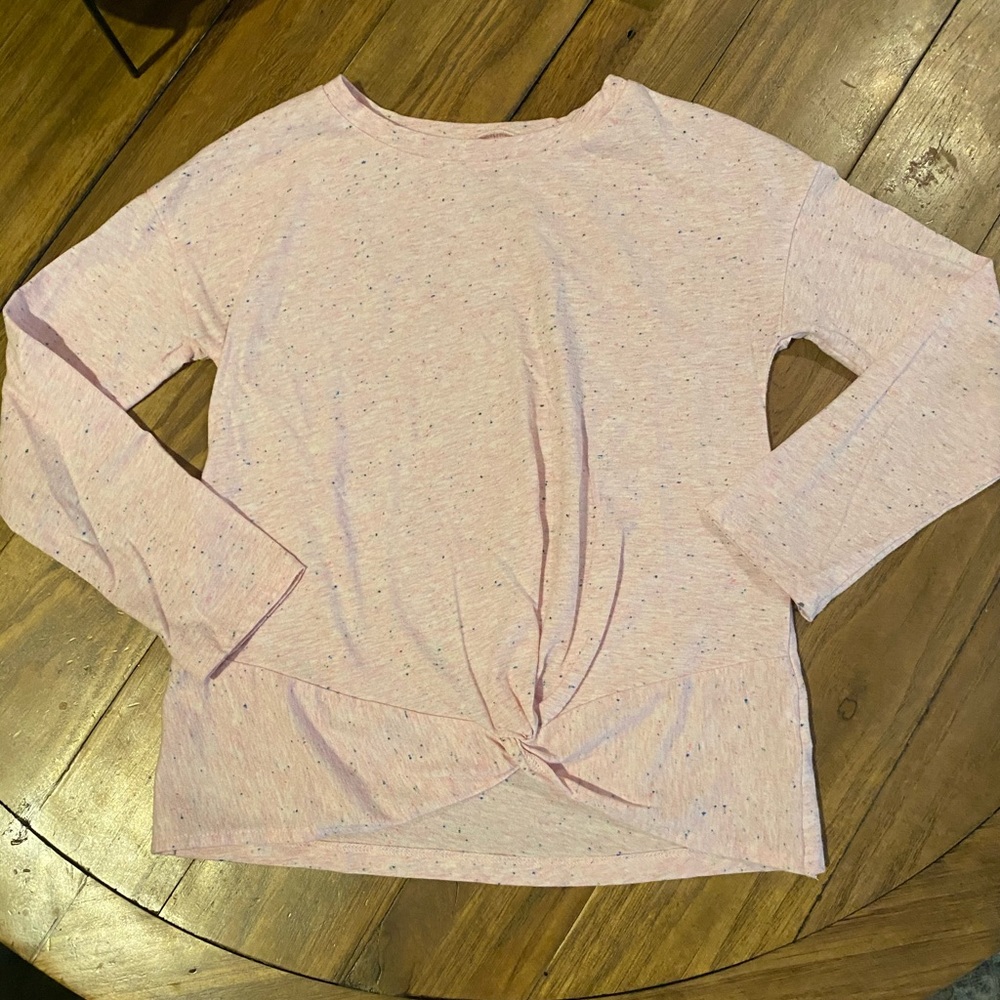 NWOT Girls pink long sleeve shirt sz 7 never worn